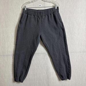 Pact Women's Large Gray Organic Cotton Thick Sweatpants